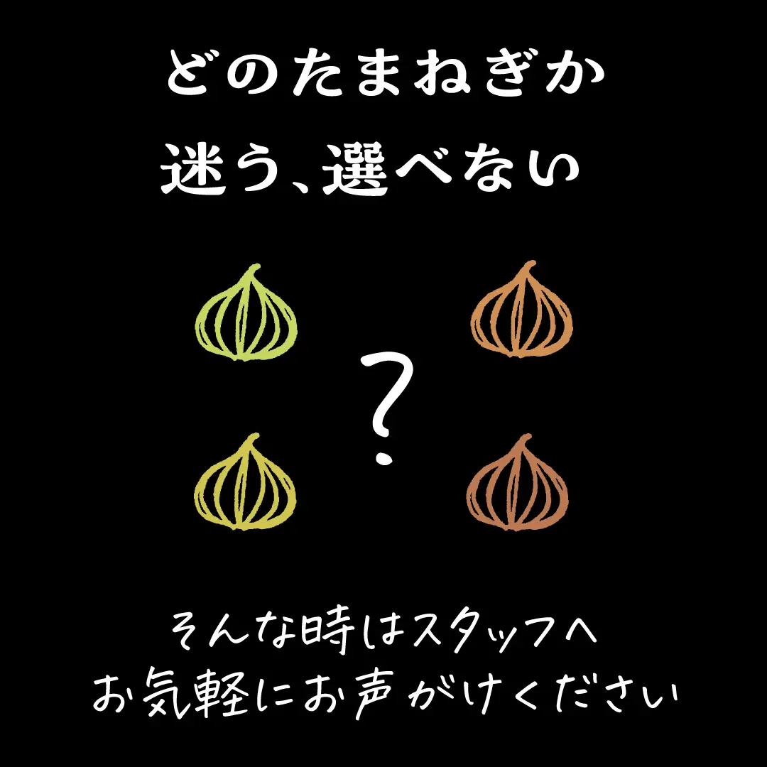 淡路島玉ねぎ専門店 スタッフが選び方を案内