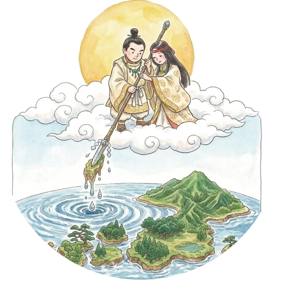 ワステップ淡路島あわじクイズ国生み神話の画像