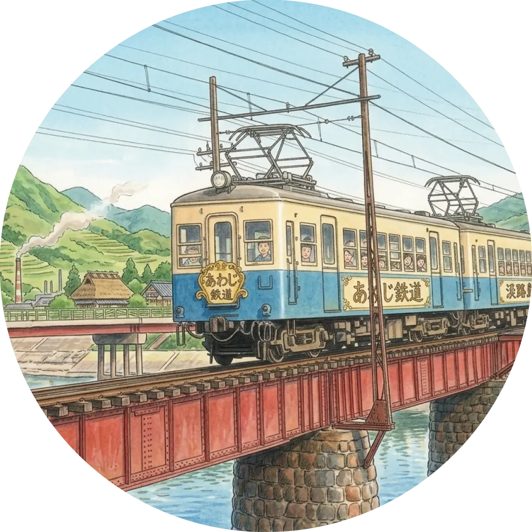 ワステップ淡路島あわじクイズ淡路鉄道の画像